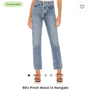 Agolde 90’s pinch waist in navigate
